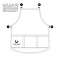 COLORTRAK - Nothing to Hide Vinyl Apron - Starry Whispers