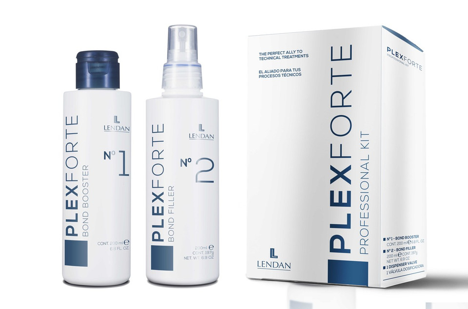 LENDAN Plex Forte No.2 Bond Filler – Reparaturkur Für Geschädigtes Haar, 200 Ml, Mit Wärmeschutz