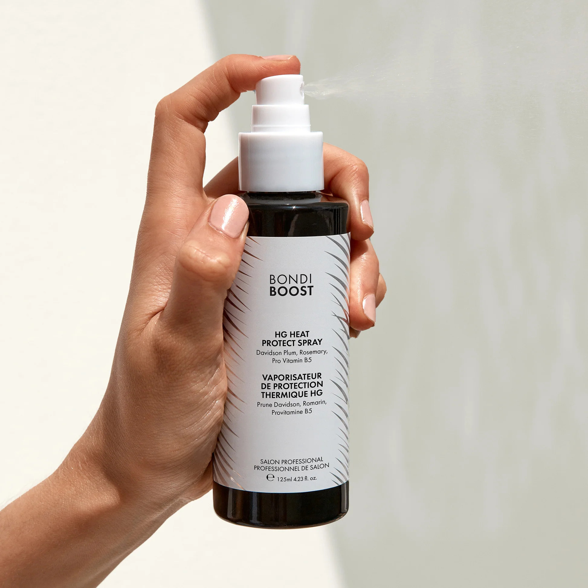 BONDIBOOST HG Heat Protectant Spray 125ml Salon Cosmetics