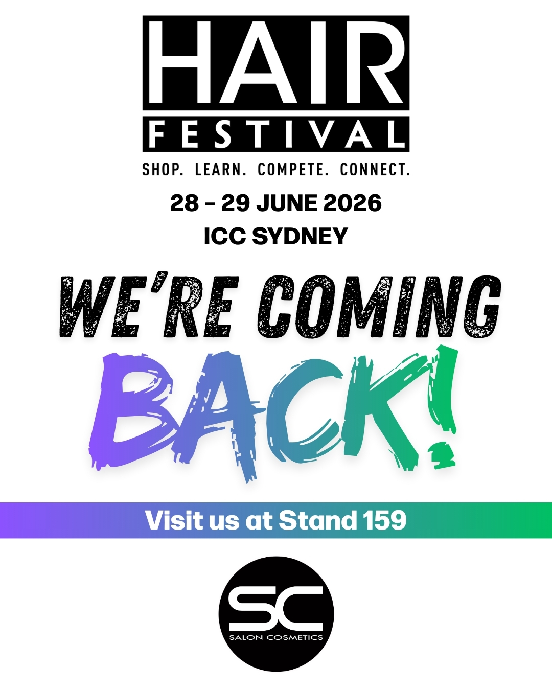 Hair Festival, Sydney, WE'RE COMING BACK!!