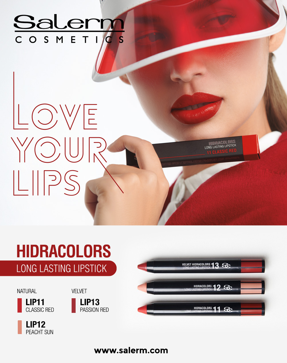 Love your lips with SALERM!