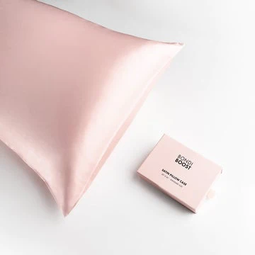 BONDIBOOST - Satin Pillowcase BLUSH (Standard Size) - Salon  display picture 2