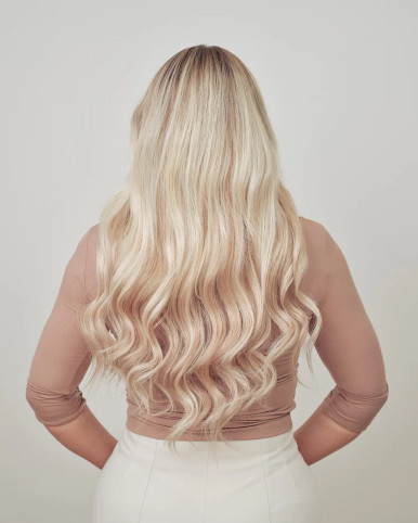 ANGEL EXTENSIONS - Seamless 10 Piece Clip-In Set - Dark Colours - Salon ...