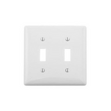 Hubbell Wiring Device-Kellems NP2W Wallplate