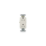 Leviton Manufacturing TDR15-T Straight Blade Duplex Receptacle (Repackaged)