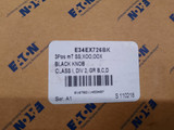 Eaton E34EX726BK Selector Switches Knob Type 2NO 3 Position Black