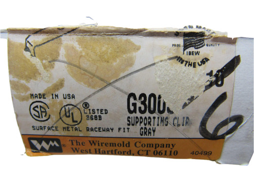 Wiremold G3003 Raceway Supporting Clip