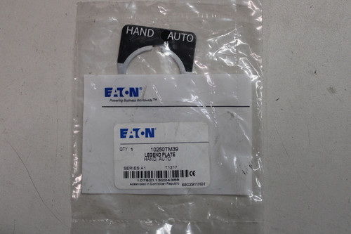 Eaton 10250TM39 Pushbutton Legend Plate Eaton 10250TM39 Pushbutton Legend Plate