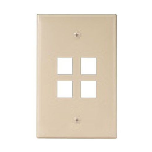 Eaton 2038W Wallplates and Accessories Wallplate White
