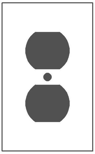 Mulberry 93101 Wallplates and Accessories