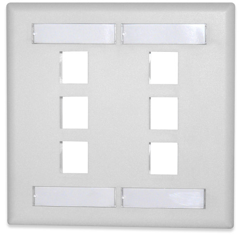 Signamax DKFL-6-WH Wallplates and Accessories Signamax DKFL-6-WH Wallplates and Accessories