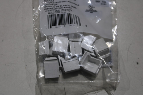 Leviton Manufacturing 41084-BW Telecommunication Wallplate Insert
