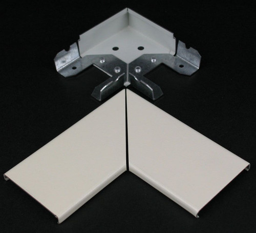 Wiremold V2411M Raceway Flat Elbow Fitting