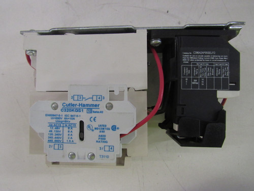 Eaton AN14DN0A3EP05 Non-Reversing Starters Open Type 3P 27A 120V 50/60Hz 1NO NEMA 1