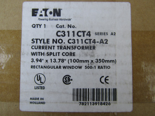 Eaton C311CT4 Current Transformers Split Core 500:1A