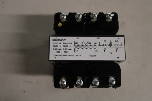 Square D 9070T50D23 Industrial Control Transformer Square D 9070T50D23 Industrial Control Transformer