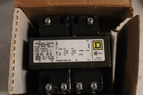 Square D 9070K100D13 Control Transformers Square D 9070K100D13 Control Transformers