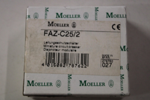 Eaton FAZ-C25/2 Miniature Circuit Breakers MCBs Eaton FAZ-C25/2 Miniature Circuit Breakers MCBs