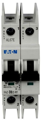 Eaton FAZ-D6/2-NA Din Rail Mounted Circuit Breakers