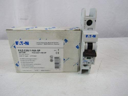 Eaton FAZ-C30/1-NA-SP Din Rail Mounted Circuit Breakers