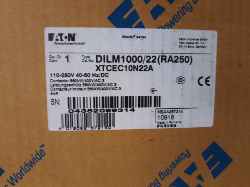 Eaton XTCEC10N22A Other Contactors
