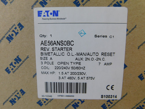 Eaton AE56ANS0BC Reversing Starters