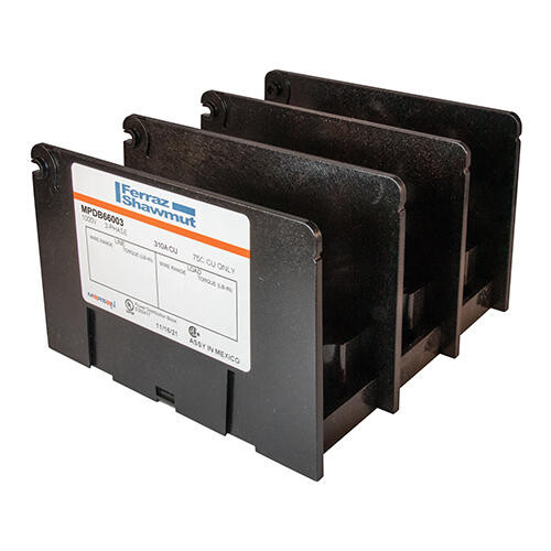 Mersen EP MPDB66003 Power Distribution Block (Repackaged) Mersen EP MPDB66003 Power Distribution Block (Repackaged)