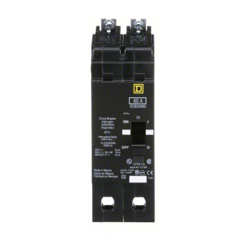 Square D EDB24060 Miniature Circuit Breakers (MCBs)