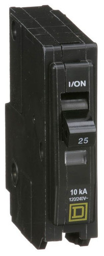 Square D QO125 Miniature Circuit Breakers (MCBs)