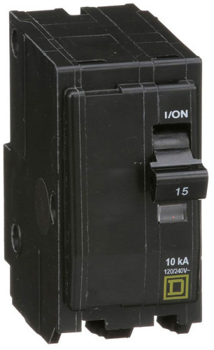 Square D QO215 Miniature Circuit Breakers (MCBs)
