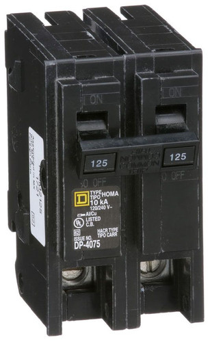 Square D HOM2125 Miniature Circuit Breakers (MCBs)