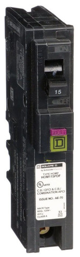 Square D HOM115PDFC Miniature Circuit Breakers (MCBs)