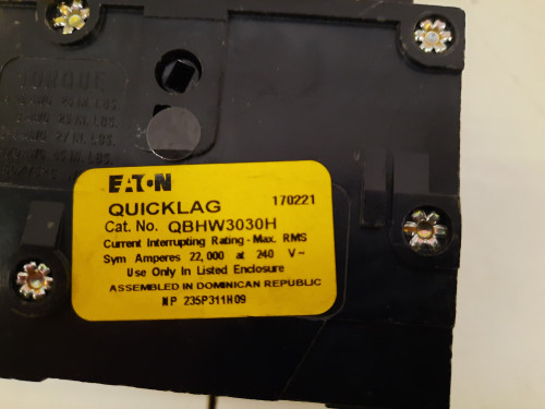 Eaton BAB2015 Miniature Circuit Breakers (MCBs)