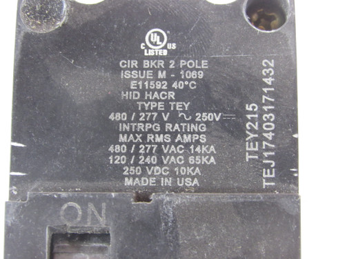 GENERAL ELECTRIC TEY215 Miniature Circuit Breakers (MCBs)