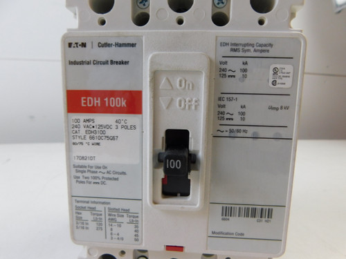 Eaton EDH3100 Molded Case Breakers (MCCBs)