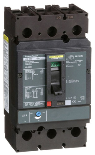 Square D JGL36225 Molded Case Breakers (MCCBs)