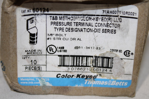 Thomas & Betts 60124 Lugs