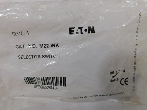Eaton M22-WK Non-Illuminated Selector Switch Operator