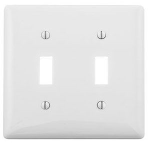Hubbell Wiring Device-Kellems NP2W Wallplate