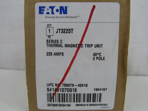 Eaton JT3225T Trip Units