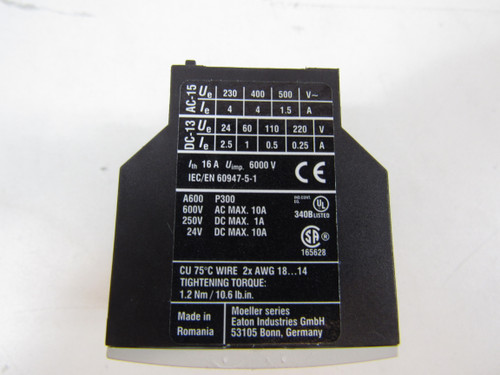 Eaton XTCEXFAC11 Auxiliary Contact