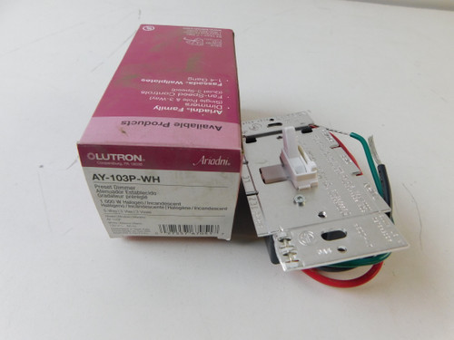 Lutron AY-103P-WH Light and Dimmer Switches