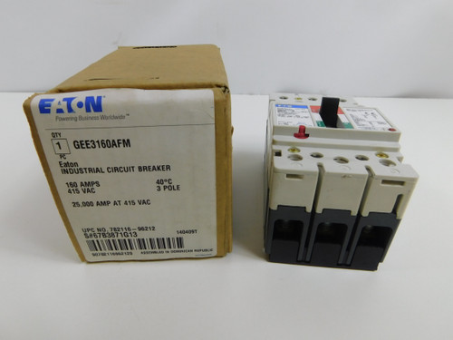 Eaton GEE3160AFM Molded Case Breakers (MCCBs)