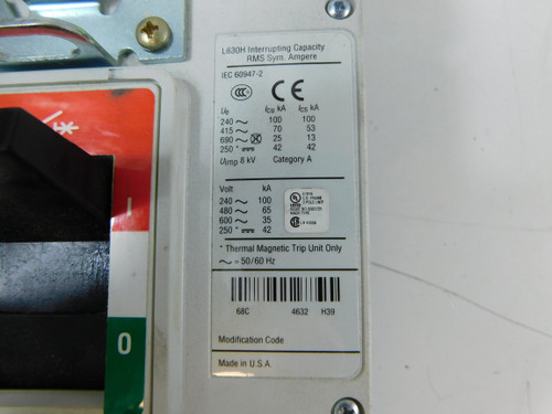 Eaton LGH3600FAW Molded Case Breakers (MCCBs)