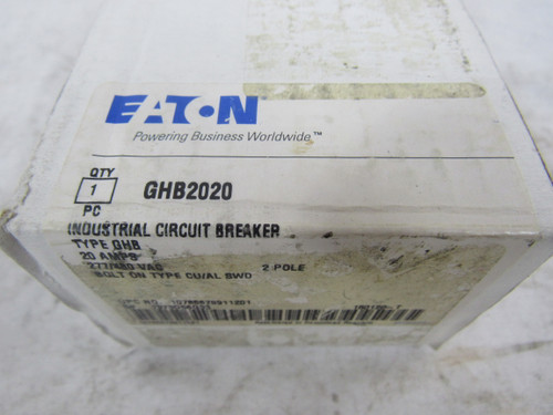 Eaton GHB2020 Molded Case Breakers (MCCBs)