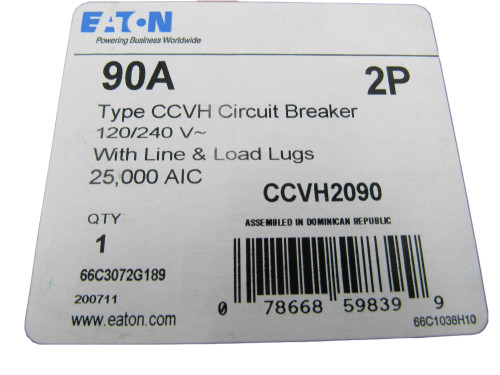 Eaton CCVH2090 Molded Case Breakers (MCCBs)