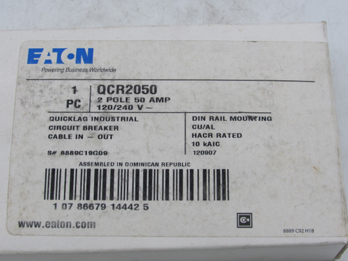 Eaton GHB2050 Molded Case Breakers (MCCBs)