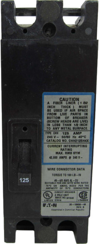 Eaton CHH2125H4X Molded Case Breakers (MCCBs)