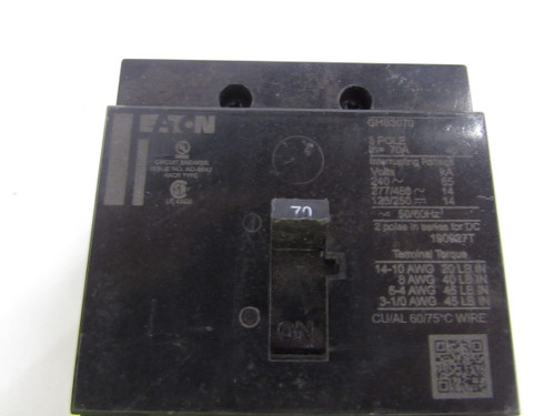 Eaton GHB3070 Molded Case Breakers (MCCBs)