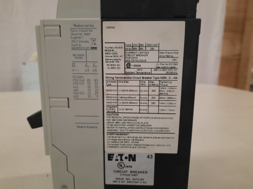 Eaton NZMN2-VE100-BT-NA Molded Case Breakers (MCCBs)